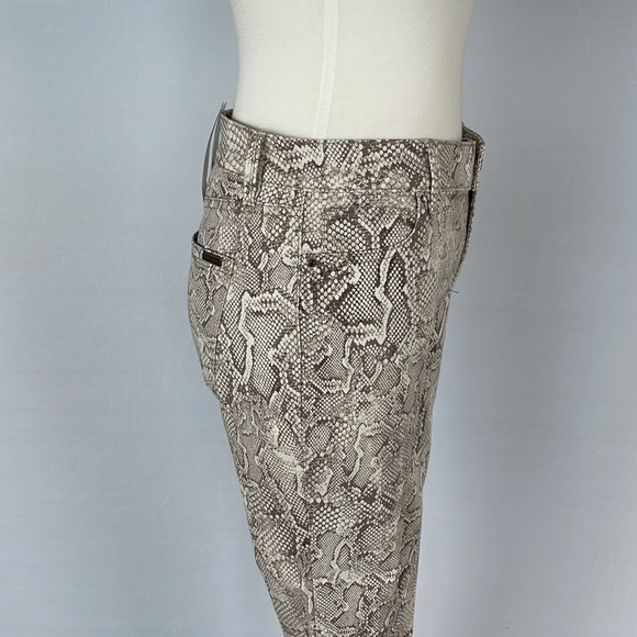 NWT WHBM Highrise Sculpt Skinny Brown snake 2R - Picture 10 of 16